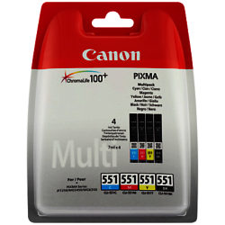 Canon CLI-551 Inkjet Cartridge Multipack